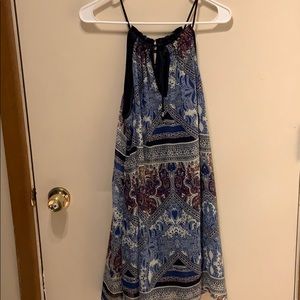 Paisley patterned dress